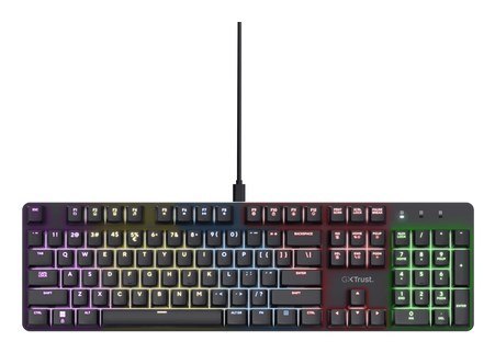 Trust Klawiatura gamingowa Trust GXT 871 ZORA WIRELESS US Trust Klawiatura gamingowa Trust GXT 871 ZORA WIRELESS US