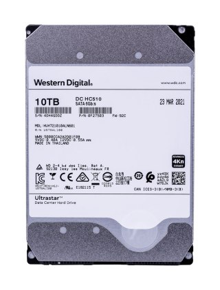 Western Digital Dysk serwerowy HDD Western Digital Ultrastar DC HC510 HE10 (10 TB; 3.5"; SATA; 4KN; SED) (WYPRZEDAŻ)