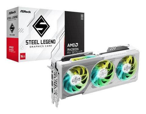 Asrock Karta graficzna ASRock Radeon RX 9070 XT Steel Legend 16GB Asrock Karta graficzna ASRock Radeon RX 9070 XT Steel Legend 16GB