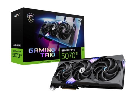 MSI Karta graf. MSI RTX 5070 Ti 16G GAMING TRIO OC PLUS