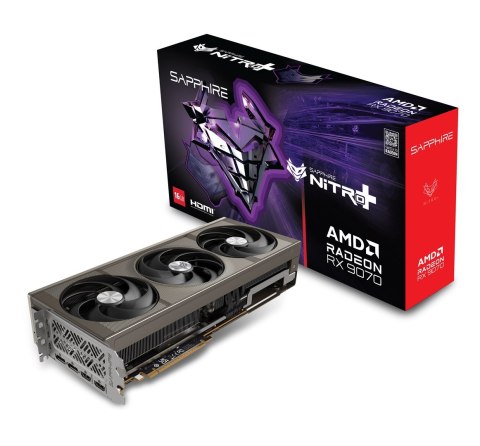 Sapphire Karta graf. SAPPHIRE NITRO+ RX 9070 GAMING OC 16GB Sapphire Karta graf. SAPPHIRE NITRO+ RX 9070 GAMING OC 16GB
