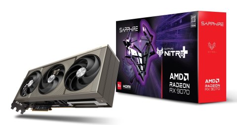 Sapphire Karta graf. SAPPHIRE NITRO+ RX 9070 GAMING OC 16GB Sapphire Karta graf. SAPPHIRE NITRO+ RX 9070 GAMING OC 16GB