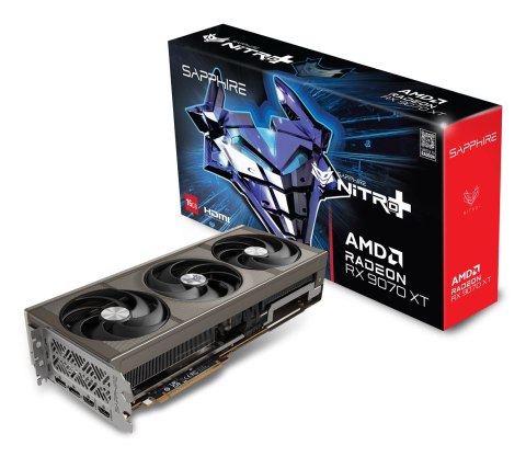 Sapphire Karta graf. SAPPHIRE NITRO+ RX 9070 XT GAMING OC 16 Sapphire Karta graf. SAPPHIRE NITRO+ RX 9070 XT GAMING OC 16