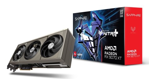 Sapphire Karta graf. SAPPHIRE NITRO+ RX 9070 XT GAMING OC 16 Sapphire Karta graf. SAPPHIRE NITRO+ RX 9070 XT GAMING OC 16