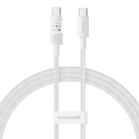 Baseus Kabel Baseus Gem Typ C-Typ C 100W 1m (biały)