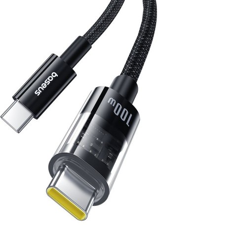 Baseus Kabel Baseus Gem Typ C-Typ C 100W 1m (czarny)