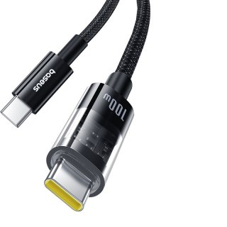 Baseus Kabel Baseus Gem Typ C-Typc C 100W 2m (czarny)