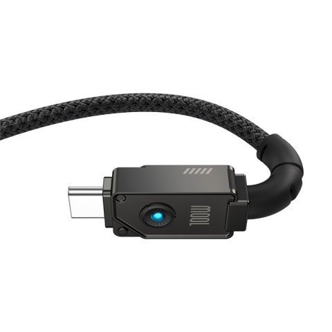 Baseus Kabel Baseus Unbreakable USB-USB C 100m 1m (czarny)