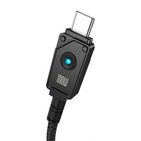 Baseus Kabel Baseus Unbreakable USB-USB C 100m 1m (czarny)