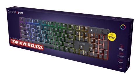 Trust Klawiatura gamingowa Trust GXT 868 TORIX WIRELESS US