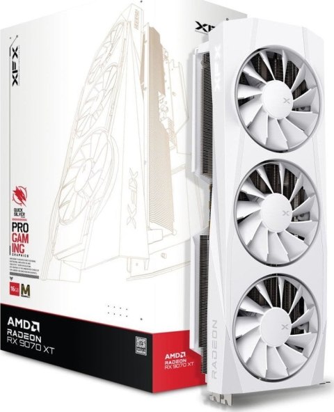 XFX Karta graf. XFX Quicksilver RX 9070XT WH Mag Air 16 XFX Karta graf. XFX Quicksilver RX 9070XT WH Mag Air 16