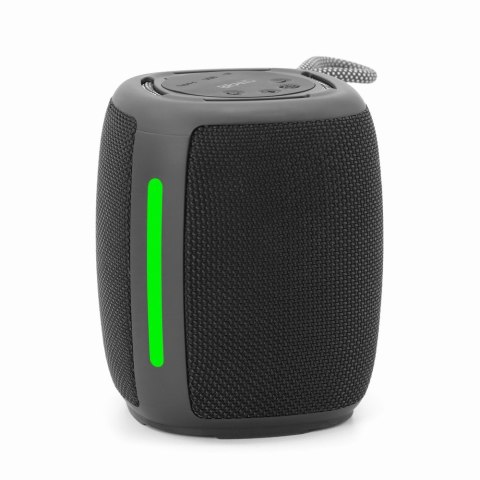 GEMBIRD GEMBIRD PRZENOŚNY GŁOŚNIK BLUETOOTH LED SPK-BT-LED-03-BK RMS 2X 5W, WBUDOWANY MIKROFON, KOLOR CZARNY, USB, AUX, MICROSD