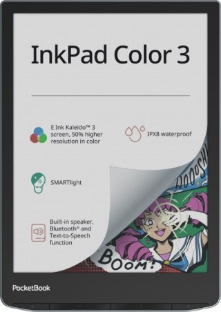 POCKETBOOK Ebook PocketBook InkPad 743 Color 3 7,8" 32GB Wi-Fi Stormy Sea (WYPRZEDAŻ)