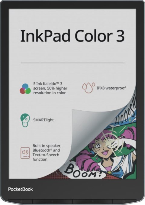 POCKETBOOK Ebook PocketBook InkPad 743 Color 3 7,8" 32GB Wi-Fi Stormy Sea (WYPRZEDAŻ)