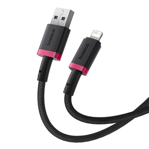 Baseus Kabel Baseus Dura 2.4A 1m (czerwono-czarny) Baseus Kabel Baseus Dura 2.4A 1m (czerwono-czarny)