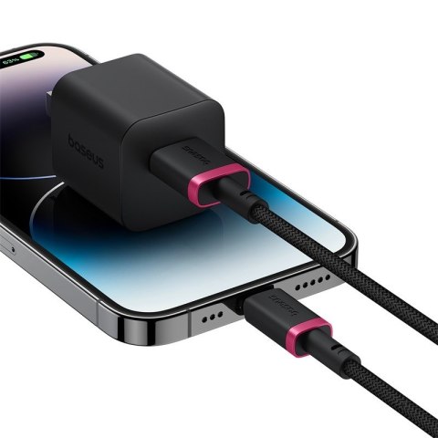 Baseus Kabel Baseus Dura 2.4A 1m (czerwono-czarny) Baseus Kabel Baseus Dura 2.4A 1m (czerwono-czarny)