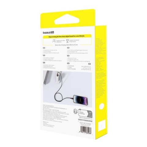 Baseus Kabel Baseus Dura 2.4A 1m (czerwono-czarny) Baseus Kabel Baseus Dura 2.4A 1m (czerwono-czarny)