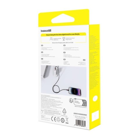 Baseus Kabel Baseus Dura Typ C 20W 1m (szaro-czarny)