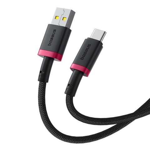 Baseus Kabel Baseus Dura USB-Typ C 60W 1m (czerwono-czarny)