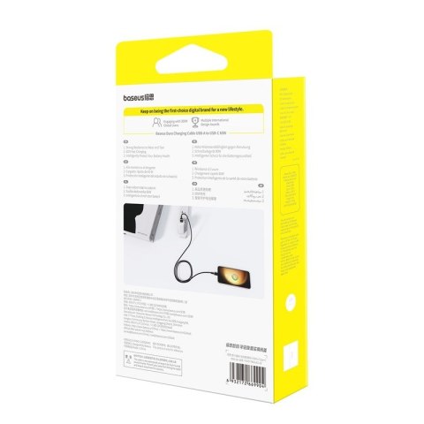 Baseus Kabel Baseus Dura USB-Typ C 60W 2m (czarno-złoty) Baseus Kabel Baseus Dura USB-Typ C 60W 2m (czarno-złoty)