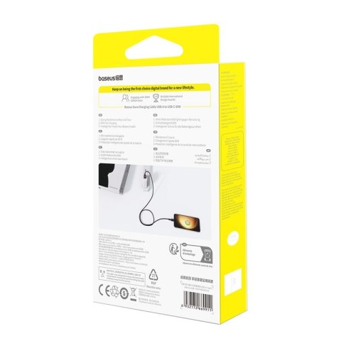 Baseus Kabel Baseus Dura USB-Typ C 60W 2m (czerwono-czarny)