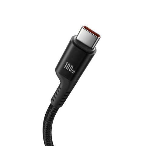 Baseus Kabel Baseus Fish-Eye Typ C-Typ C 100W 1m (czarny)
