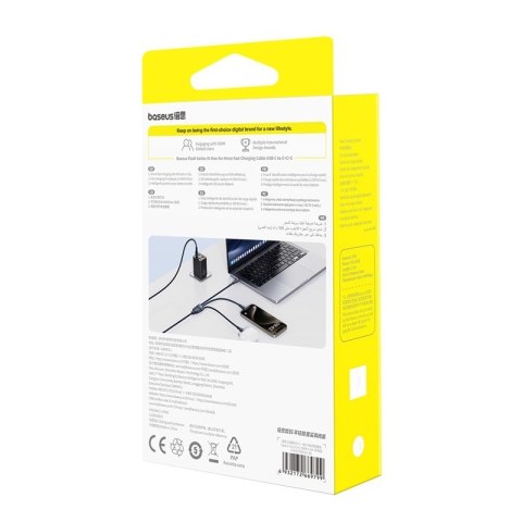 Baseus Kabel Baseus Flash Series 3 100W 1,5m (niebieski)