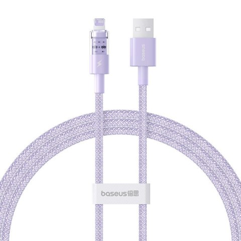 Baseus Kabel Baseus Gem 2.4A 1m (fioletowy)