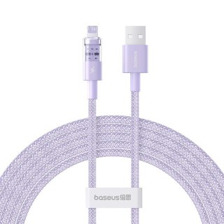 Baseus Kabel Baseus Gem 2.4A 2m (fioletowy)