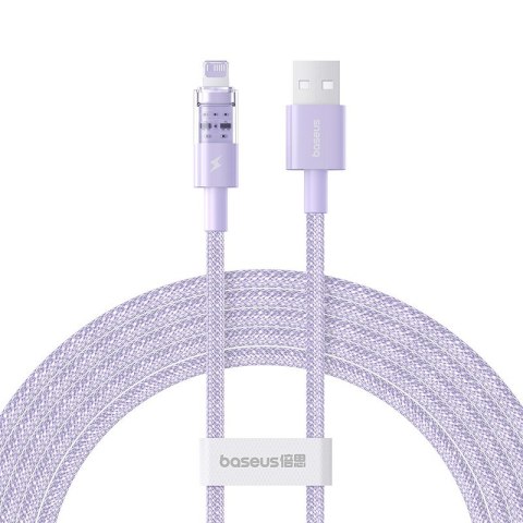 Baseus Kabel Baseus Gem 2.4A 2m (fioletowy)