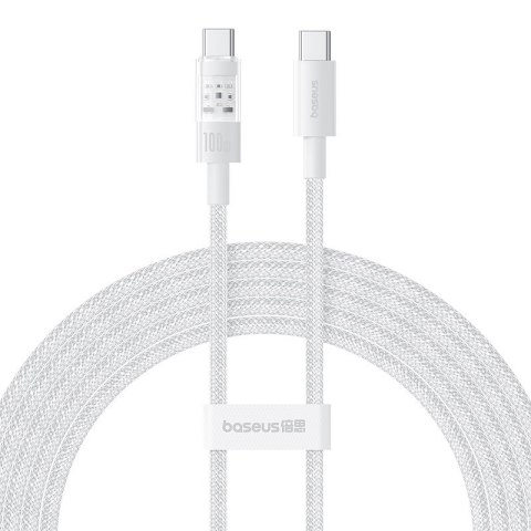 Baseus Kabel Baseus Gem Typ C-Typ C 100W 2m (biały)