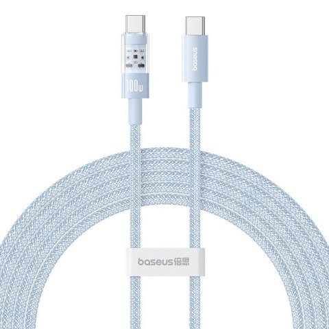 Baseus Kabel Baseus Gem Typ C-Typ C 100W 2m (niebieski)