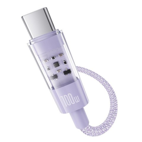 Baseus Kabel Baseus Gem Typ C-Typc C 100W 2m (fioletowy) Baseus Kabel Baseus Gem Typ C-Typc C 100W 2m (fioletowy)