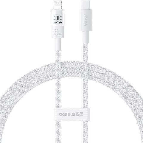 Baseus Kabel Baseus Gem USB C-IP 20W 1m (biały) Baseus Kabel Baseus Gem USB C-IP 20W 1m (biały)