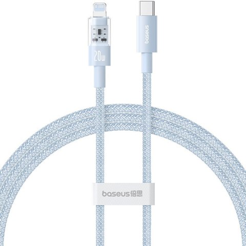 Baseus Kabel Baseus Gem USB C-IP 20W 1m (niebieski) Baseus Kabel Baseus Gem USB C-IP 20W 1m (niebieski)