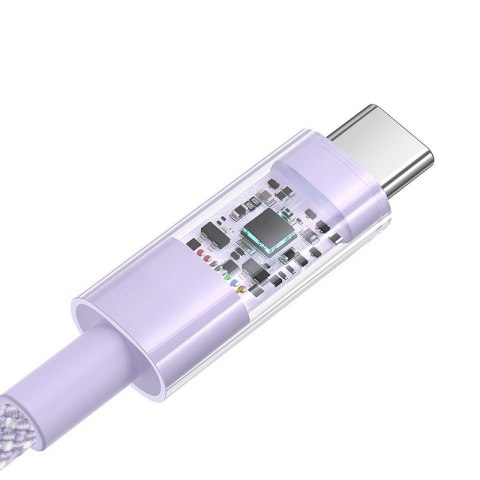 Baseus Kabel Baseus Gem USB-USB C 100W 1m (fioletowy) Baseus Kabel Baseus Gem USB-USB C 100W 1m (fioletowy)