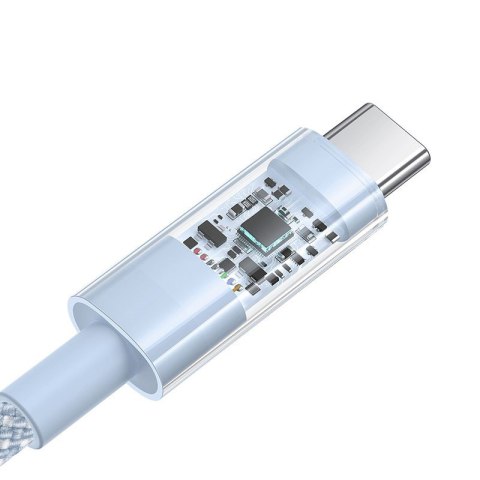 Baseus Kabel Baseus Gem USB-USB C 100W 1m (niebieski) Baseus Kabel Baseus Gem USB-USB C 100W 1m (niebieski)