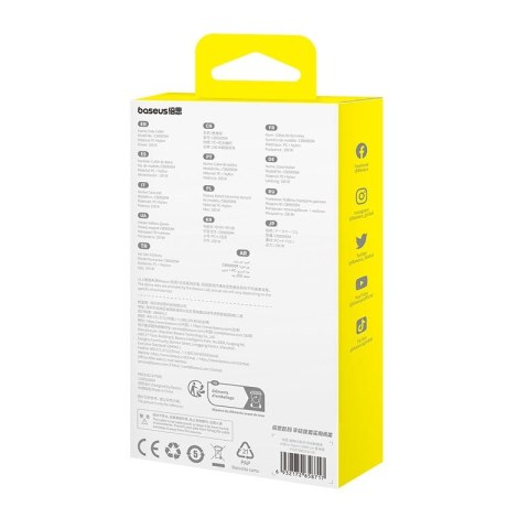 Baseus Kabel Baseus Gem USB-USB C 100W 1m (niebieski) Baseus Kabel Baseus Gem USB-USB C 100W 1m (niebieski)