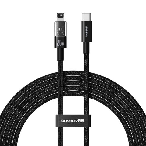 Baseus Kabel Baseus Gem USP C-IP 20W 2m (czarny)