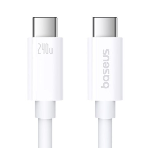 Baseus Kabel Baseus Superior Typ C-Typ C 240W 1m (biały) Baseus Kabel Baseus Superior Typ C-Typ C 240W 1m (biały)