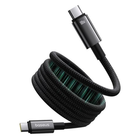 Baseus Kabel Baseus Tungsten magnetyczny USB C-USB C 100W 1m (czarny) Baseus Kabel Baseus Tungsten magnetyczny USB C-USB C 100W 1m (czarny)
