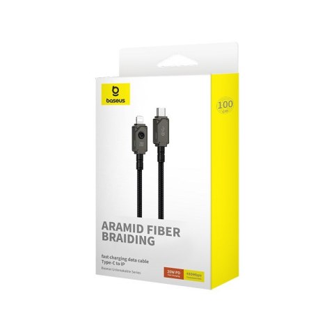 Baseus Kabel Baseus Unbreakable USB C-IP 20W 1m (czarny)