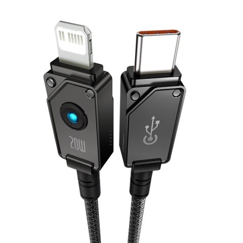 Baseus Kabel Baseus Unbreakable USB C-IP 20W 2m (czarny)