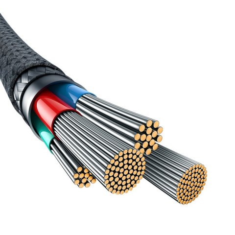 Baseus Kabel Baseus Unbreakable USB-IP 2.4A 1m (biały)