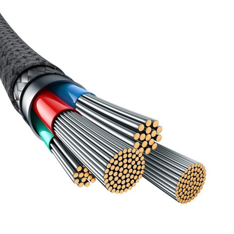Baseus Kabel Baseus Unbreakable USB-IP 2.4A 1m (czarny) Baseus Kabel Baseus Unbreakable USB-IP 2.4A 1m (czarny)