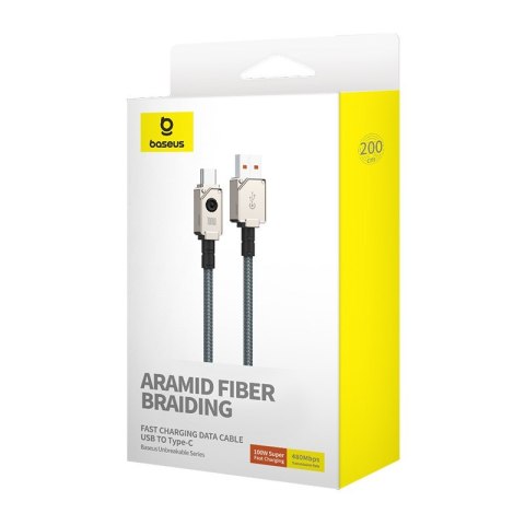 Baseus Kabel Baseus Unbreakable USB-USB C 100W 2m (biały)