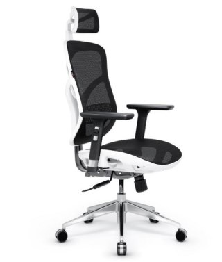 DIABLO CHAIRS Fotel gamingowy DIABLO V-BASIC fotel biało-czarny