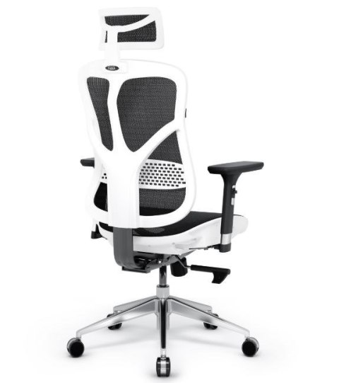 DIABLO CHAIRS Fotel gamingowy DIABLO V-BASIC fotel biało-czarny
