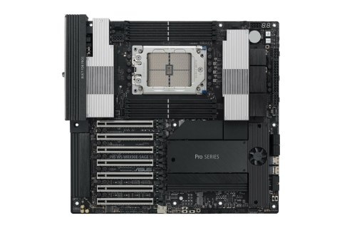 ASUS Płyta główna Asus Pro WS WRX90E-SAGE SE 1x sTR5 AMD ryzen Threadripper PRO 7000 SoC (8x DIMM, 4x SATA, 2x SlimSAS, 4xM.2, 2x10Gb