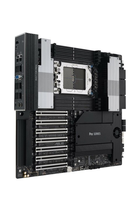 ASUS Płyta główna Asus Pro WS WRX90E-SAGE SE 1x sTR5 AMD ryzen Threadripper PRO 7000 SoC (8x DIMM, 4x SATA, 2x SlimSAS, 4xM.2, 2x10Gb